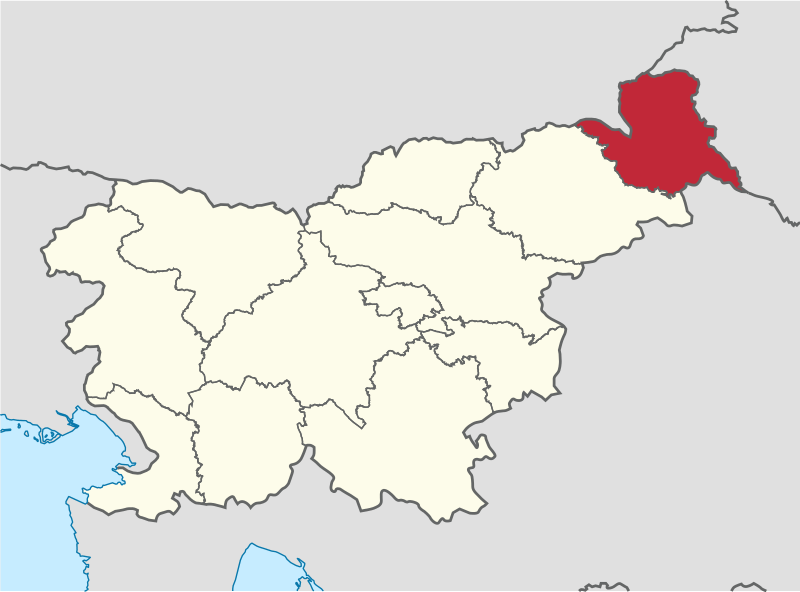 Карта региона Помурска