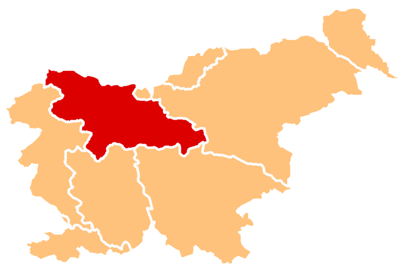 Карта региона Гореньска